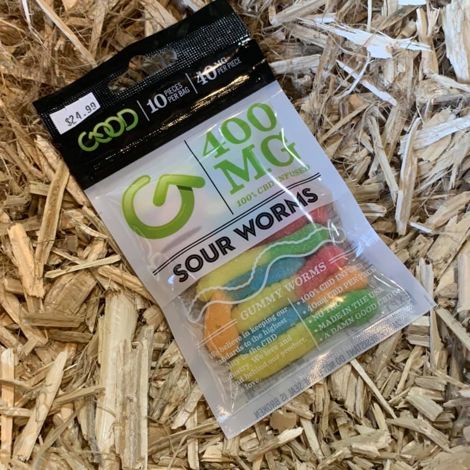 Good CBD Sour Worms 400mg